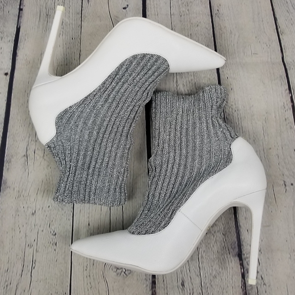 JEFFREY CAMPBELL | Hi-Sox ankle heels pumps - Picture 2 of 11